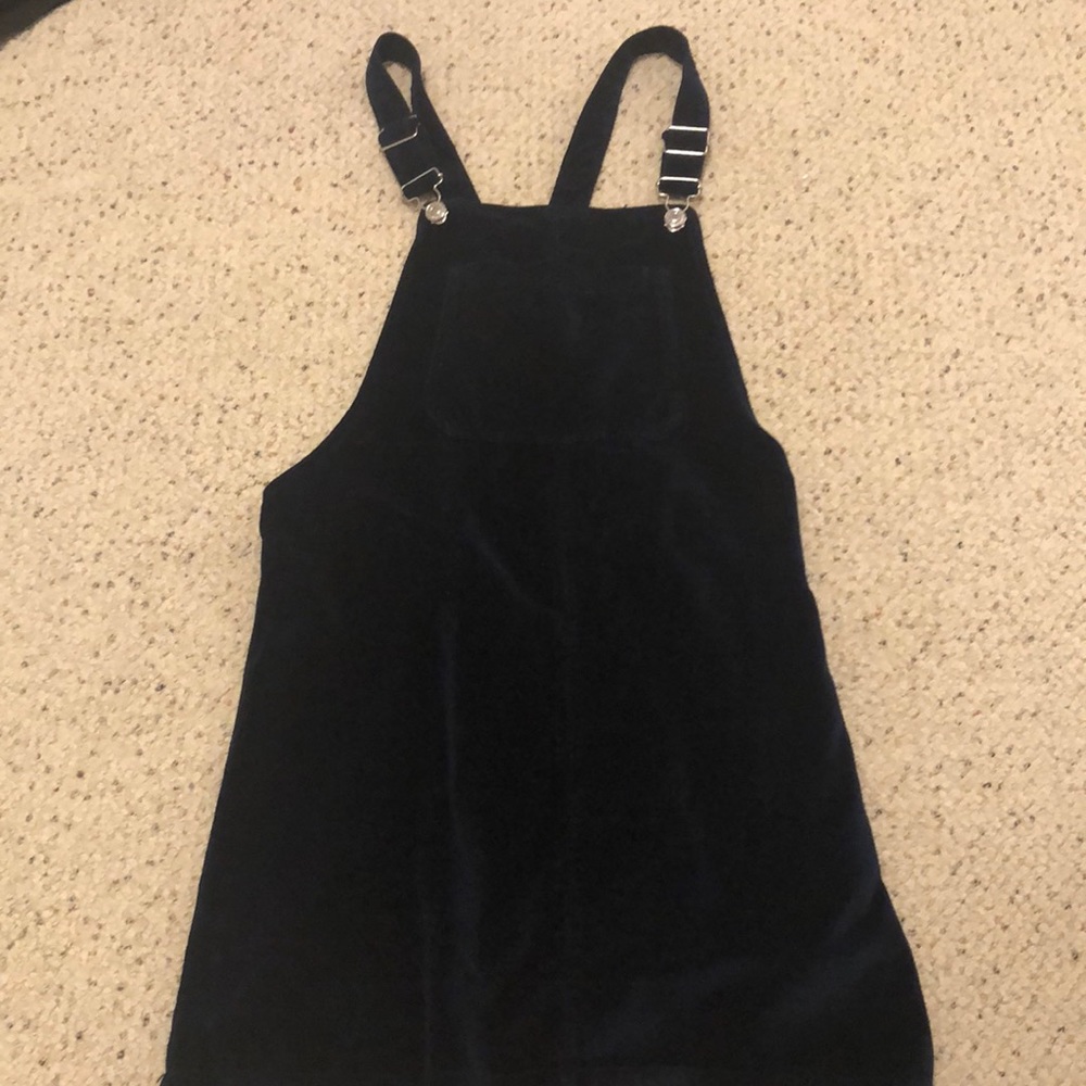Topshop Navy Overskirt